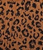 Lucy Paris Juju Leopard Printed Straight Leg Coordinating Knit Pants - Image 4