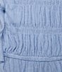 Lucy Paris Livia Smocked V-Neck Sleeveless Coordinating Top - Image 4