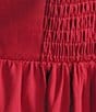 Lucy Paris Marbella Off-The-Shoulder Rosette Maxi Dress, Color:Red - Image 3