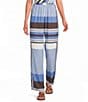 Lucy Paris Paul Printed High Rise Wide Leg Coordinating Pants - Image 1