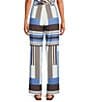 Lucy Paris Paul Printed High Rise Wide Leg Coordinating Pants - Image 2