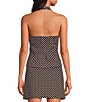 Lucy Paris Petite Size Lea Polka Dot Halter V-Neck Sleeveless Coordinating Vest Top - Image 2