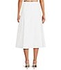 Lucy Paris Petite Size Sigrid Floral Embroidered Coordinating A-Line Midi Skirt - Image 2