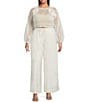 Lucy Paris Plus Dual Reversible Crochet Top, Color:Beige - Image 5