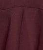 Lucy Paris Plus Size Kyle Long Sleeve Woven Ruffle Top, Color:Burgundy - Image 4