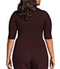 Lucy Paris Plus Size Callan Short Sleeve Sweater Top - Image 2