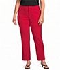 Lucy Paris Plus Size Diane Straight Leg Pull-On Pants - Image 1