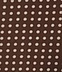 Lucy Paris Plus Size Dotted Short Sleeve Woven Top, Color:Brown/Cream - Image 4