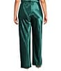 Lucy Paris Plus Size Jeiel Satin High Rise Wide Leg Coordinating Pants - Image 2