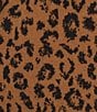 Lucy Paris Plus Size Juju Leopard Printed Straight Leg Coordinating Knit Pants - Image 4