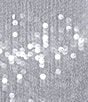 Lucy Paris Plus Size Michelle Sequin Midi Top, Color:Silver - Image 4