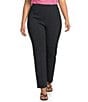 Lucy Paris Plus Size Monette High Rise Straight Leg Ankle Pants - Image 1