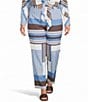 Lucy Paris Plus Size Rue Striped Coordinating Pants - Image 1