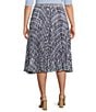 Lucy Paris Plus Size Talia Pleated Midi Skirt, Color:Blue Plaid - Image 2
