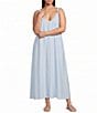 Lucy Paris Plus Size Sutton V-Neck Sleeveless Shift Dress - Image 1