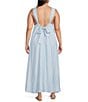 Lucy Paris Plus Size Sutton V-Neck Sleeveless Shift Dress - Image 2