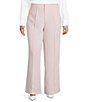 Lucy Paris Plus Size Tara Coordinating Pleated Ankle Pants - Image 1