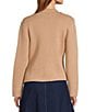 Lucy Paris Point Collar Long Sleeve Button Front Cardigan, Color:Tan - Image 2
