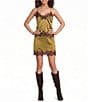 Lucy Paris Satin Lace Trim V-Neck Sleeveless Coordinating Top - Image 3