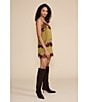 Lucy Paris Satin Lace Trim V-Neck Sleeveless Coordinating Top - Image 6