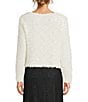 Lucy Paris Sequin Scoop Neck Long Sleeve Sweater - Image 2