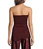 Lucy Paris Sleeveless Asymmetric Hem Sweater Knit Top - Image 2