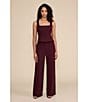 Lucy Paris Square Neck Sleeveless Coordinating Peplum Top - Image 6