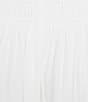 Lucy Paris Tropez Smocked Coordinating A-Line Midi Skirt - Image 4