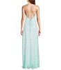 Lulus Charlotte Tie Back Sequin Long Dress - Image 2