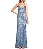 Lulus Fairbrook Sequin Long Dress, Color:Light Blue - Image 1