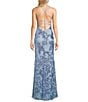 Lulus Fairbrook Sequin Long Dress, Color:Light Blue - Image 2