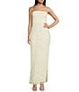 Lulus Fields Chiffon Square Neck Strapless A-Line Maxi Dress - Image 1