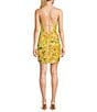 Lulus Iridescent Sequin Lace Up Mini Dress, Color:Orange - Image 2