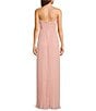 Lulus Majestic Strapless Cut-out Satin Plisse Long Dress, Color:Light Pink - Image 2