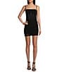 Lulus Mesh Corset Mini Dress, Color:Black - Image 1
