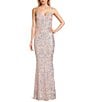 Lulus Paris Sequin Long Dress, Color:Light Pink - Image 1
