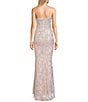 Lulus Paris Sequin Long Dress, Color:Light Pink - Image 2