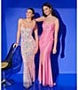 Lulus Paris Sequin Long Dress, Color:Light Pink - Image 6