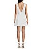 Lulus Quincy Low V-Back With Bow Mini Dress - Image 2