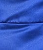 Lulus Satin Bow Strapless A-Line Mini Dress, Color:Royal Blue - Image 4