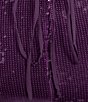 Lulus Sequin Sleeveless Lace-Up Back Mini Dress, Color:Purple - Image 4