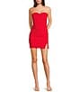 Lulus Strapless Corset Mini Dress, Color:Red - Image 1