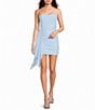 Lulus Strapless Draped Bodycon Mini Dress - Image 1