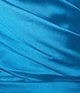 Lulus Strapless Off-The-Shoulder Ethereal Excellence Mini Dress, Color:Aqua Blue - Image 3