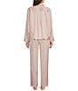 Lunya Washable Silk Long Sleeve Notch Collar Long Pajama Set - Image 2