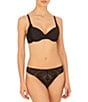 Color:Black - Image 3 - Lush Demi Ultra Soft Contour Underwire Bra