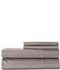 Color:Charcoal - Image 1 - 600 Thread-Count Supima Cotton Striped Sheet Set with FabFit Technology