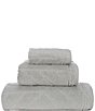 Color:Gray - Image 1 - Duchess Geometric Bath Towels