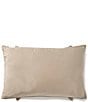 Luxury Hotel Nova Button-Tufted Fringed Breakfast Pillow, Color:Grey - Image 2