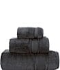 Luxury Hotel Resort Collection Zero Twist Bath Towels, Color:Ebony - Image 1